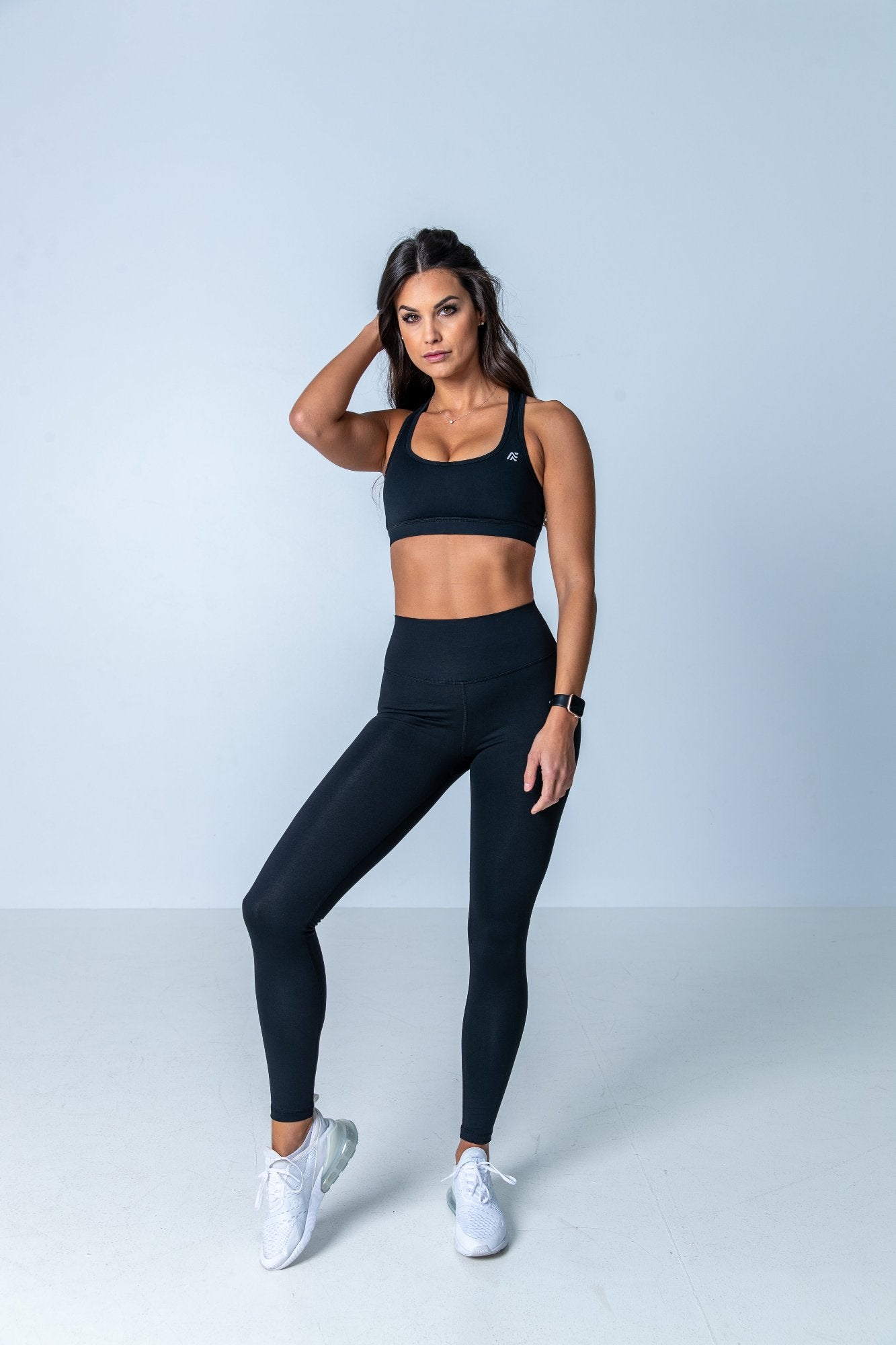 Genesis Racerback Sports Bra - Black