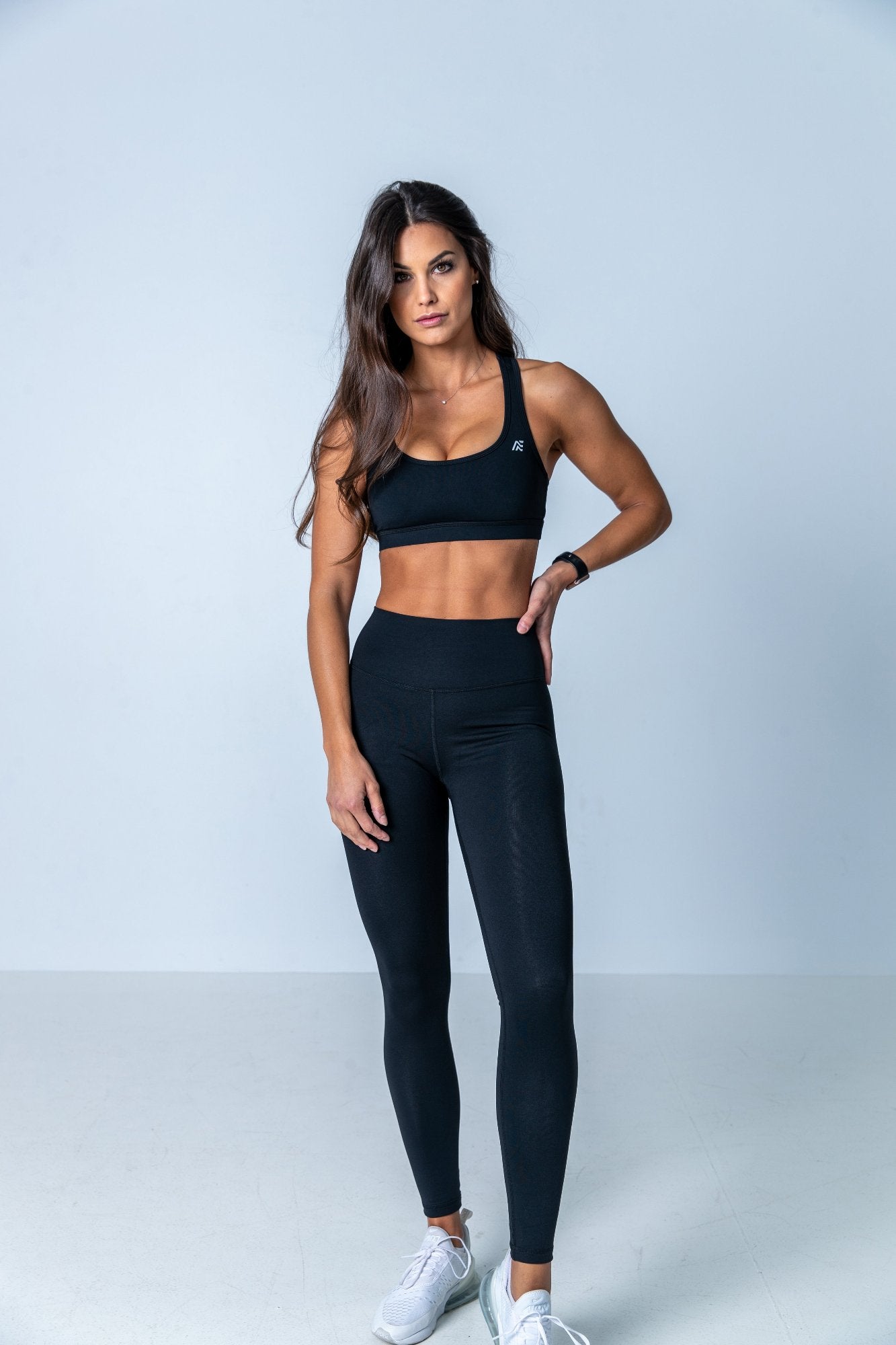 Genesis Racerback Sports Bra - Black