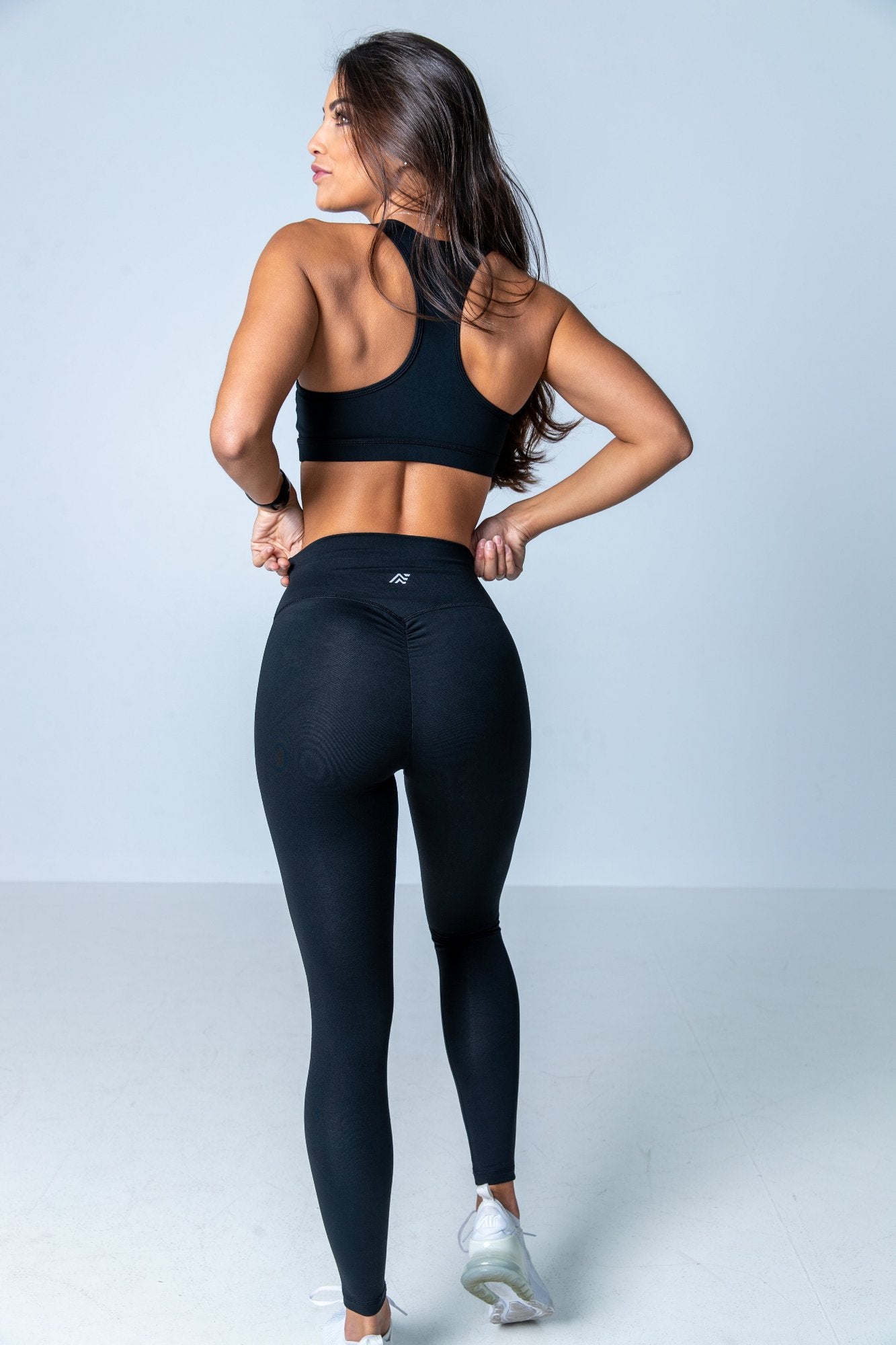 Genesis Racerback Sports Bra - Black