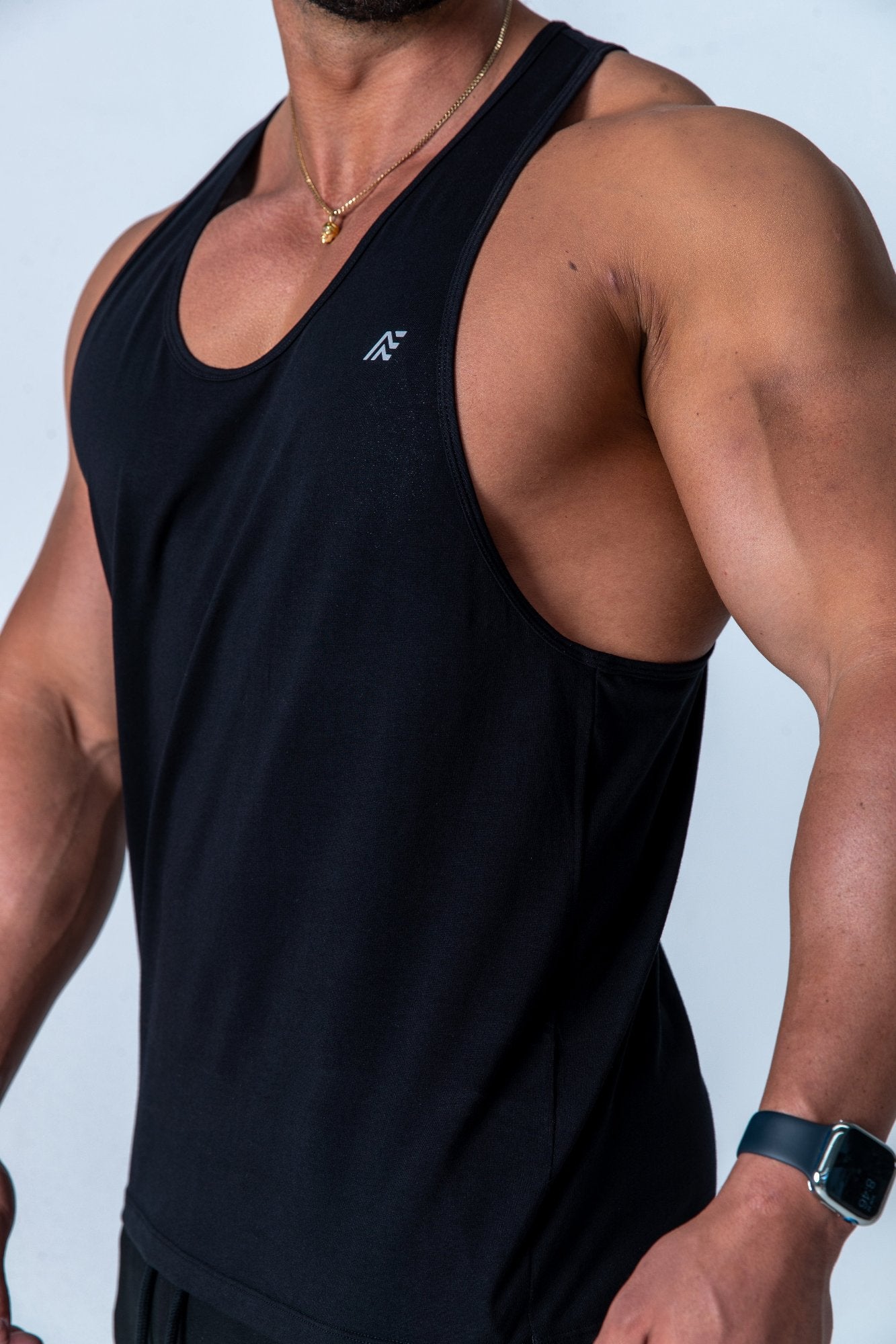 Genesis T-Back Singlet - Black